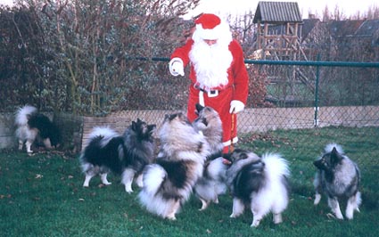 Besuch von Weinachtsmann - Dezember 2003 